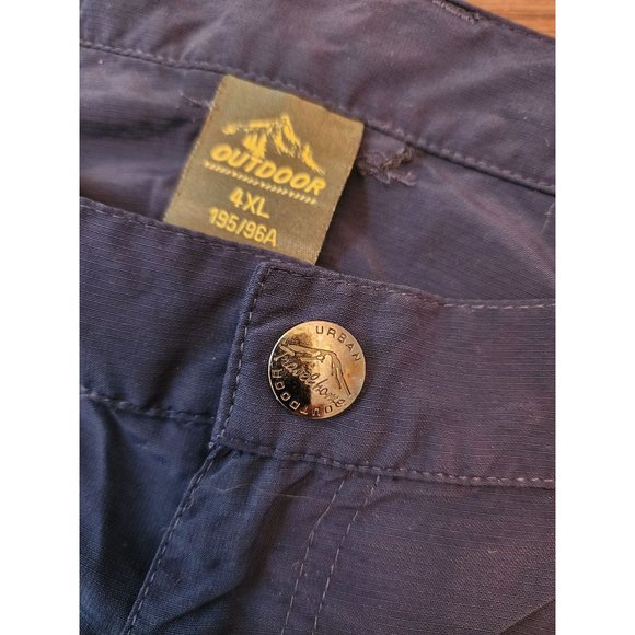 Mens OUTDOOR brand shorts with pockets Black size 4XL - Picture 3 of 8